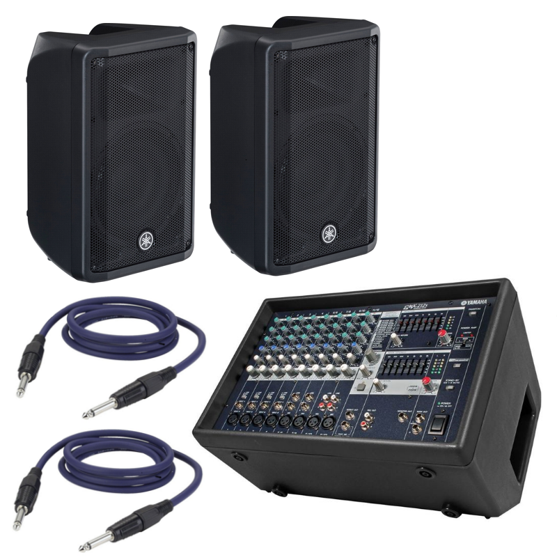 Amplified Mixer + Speaker Pair and Cables | Openaudio .it